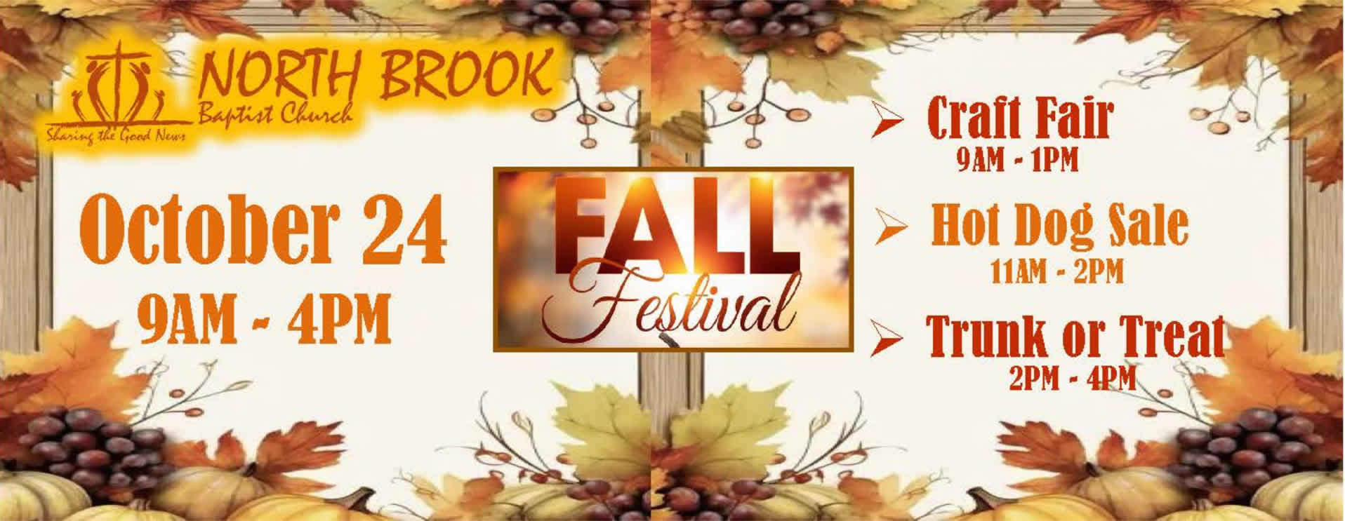 Fall Festival banner 2026-2